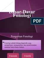 Sesi 2. Dasar Dasar Fonologi