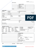 Template Laboratory Request Form - 0