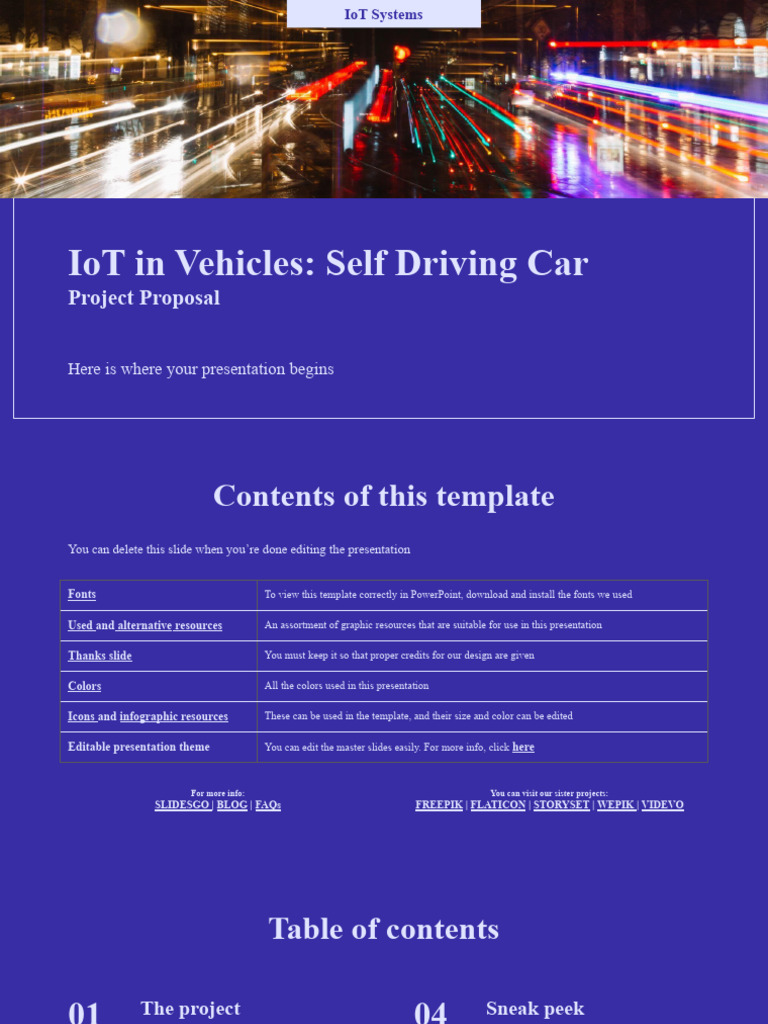 IoT Self-Driving Car Project Proposal | PDF | Planets | Solar System