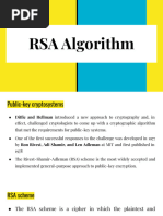 RSA Algorithm - Unit 3