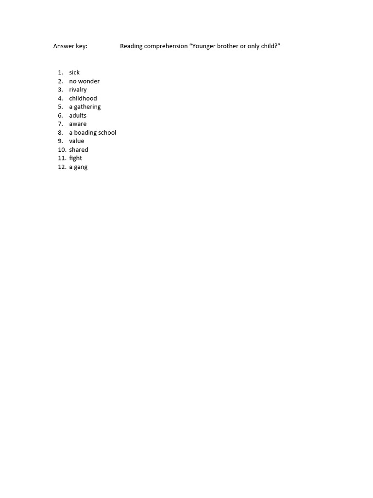 answer-key-reading-comprehension-younger-brother-or-only-child-pdf