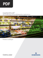 Copeland Scroll. ZX Condensing Unit For Refrigeration Applications