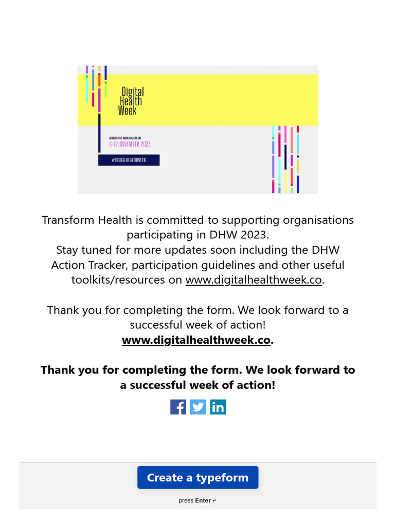 Digital Health Week 2023Participation Form PDF