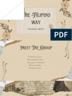 Group 7 THE FILIPINO WAY