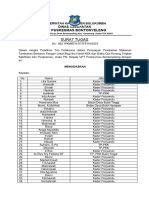 Surat Tugas PMT