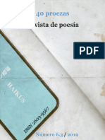 40 Proezas. Revista de Poesía, 6 (3) - 2019.