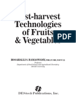 Post-Harvest Technologies of Fruits & Vegetables: DES Publications, Inc