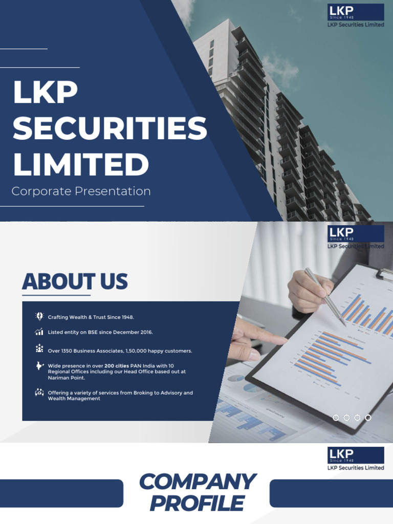LKP Securities Limited Corporate Presentation | PDF | Loans | Private Sector