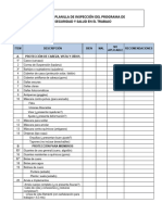 PLANILLA Inspección de Equipos de Protección Personal