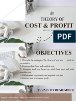 Cost and Profit