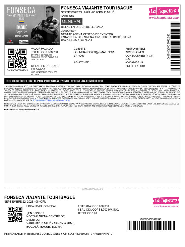 Ticket PDF