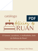 Catálogo Delicias Do Ruan (Bolos)