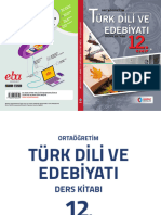 2023-2024 12. Sınıf Türk Dili Ve Edebiyatı Ders Kitabı - Ordinat