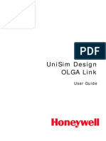 UniSim Design OLGA Link User Guide