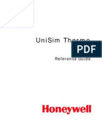 UniSim Thermo Reference Guide
