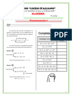 Colegio "Liceo Italiano": Algebra