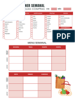 Planner Lista de Compra Semanal Gráfico Moderno Vermelho e Rosa - 20231029 - 091130 - 0000