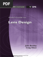 Field Guide To Lens Design