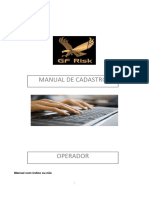 Prototipo Manual e Procedimentos Cadastro para OPERADOR GF RISK