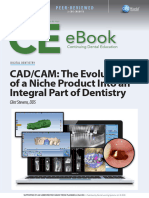 Cad Cam The Evolutions of A Niche Product Into An Integral Part of Dentistry