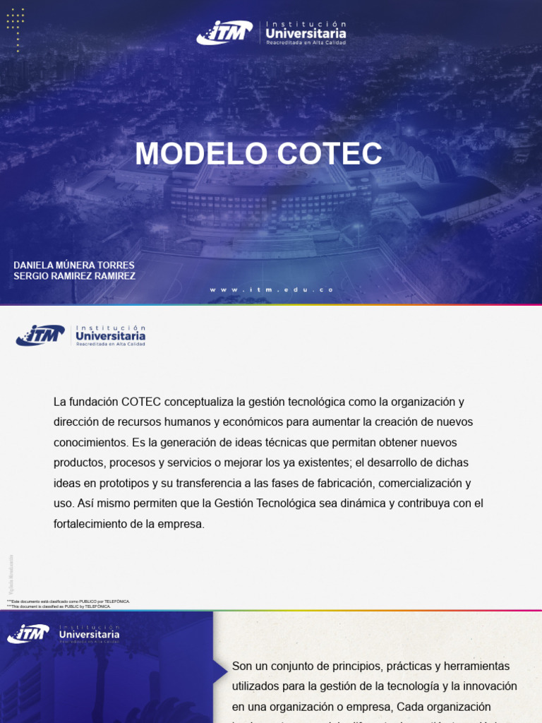 Modelo COTEC para Innovación Empresarial | PDF