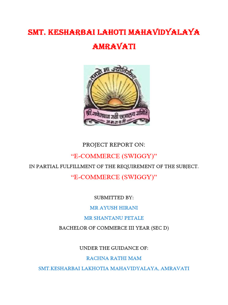Swiggy project pdf social media popular culture media studies