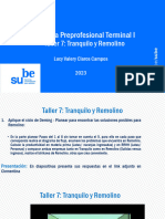 PRAPRE I - Sesión 7. Taller Tranquilo y Remolino