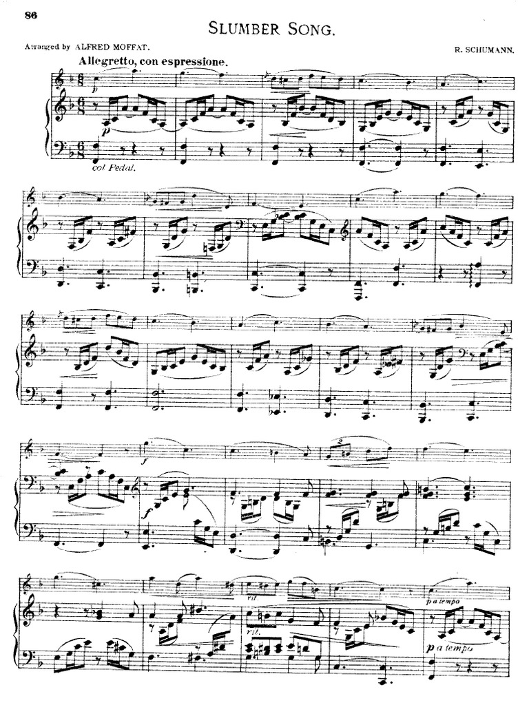 Schumann-Robert-Slumber-Song (P&V) | PDF