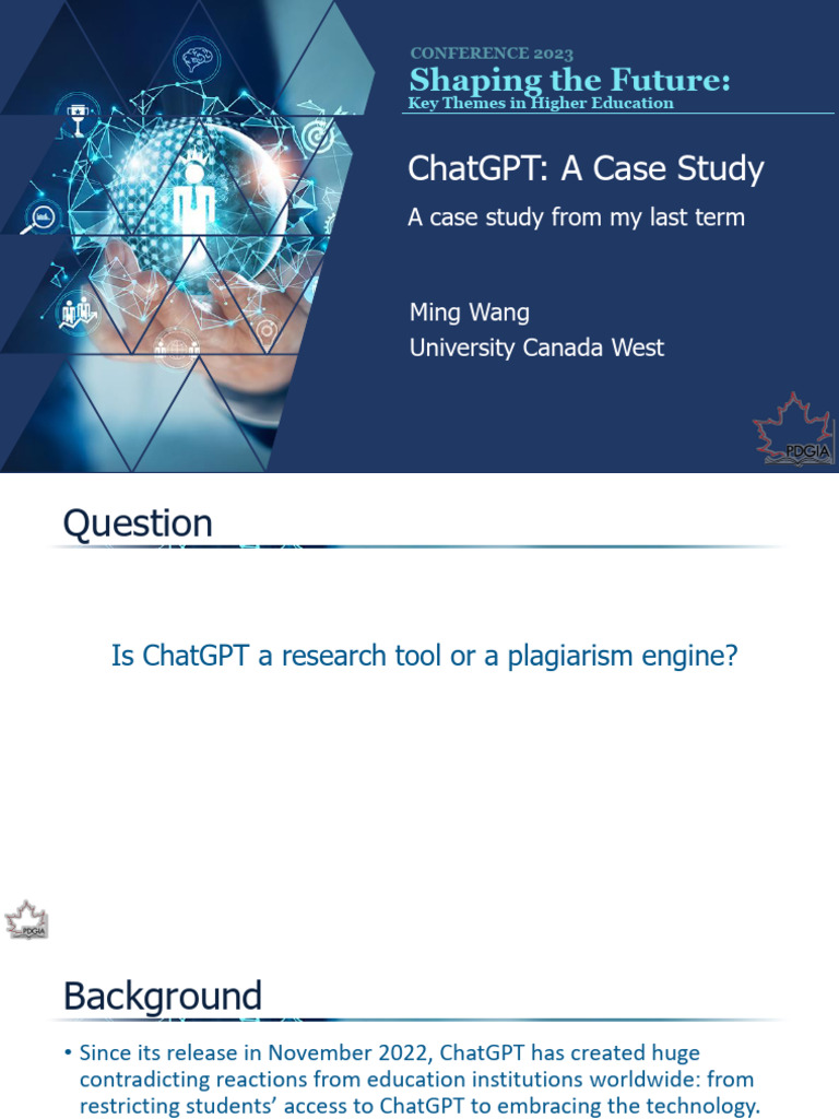 Session+5 1.35pm Track+1 Wang Chat+GPT | PDF | Plagiarism | Learning