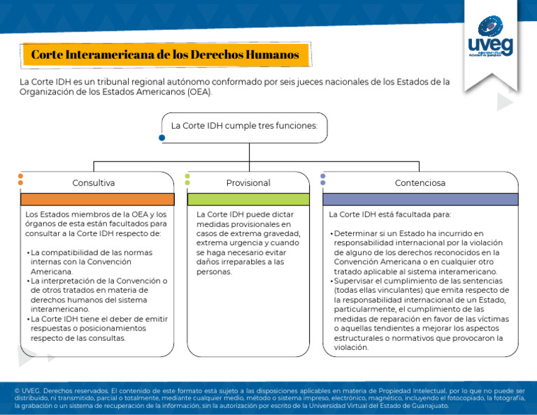 Funciones de la Corte IDH en Derechos Humanos | PDF