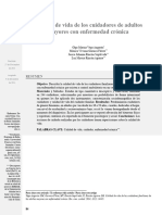 Calidad de Vida de Los Cuidadores de Adultos Mayores Con Enfermedad Crónica