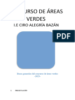 Bases Generales Del Concurso de Jardines Escolares