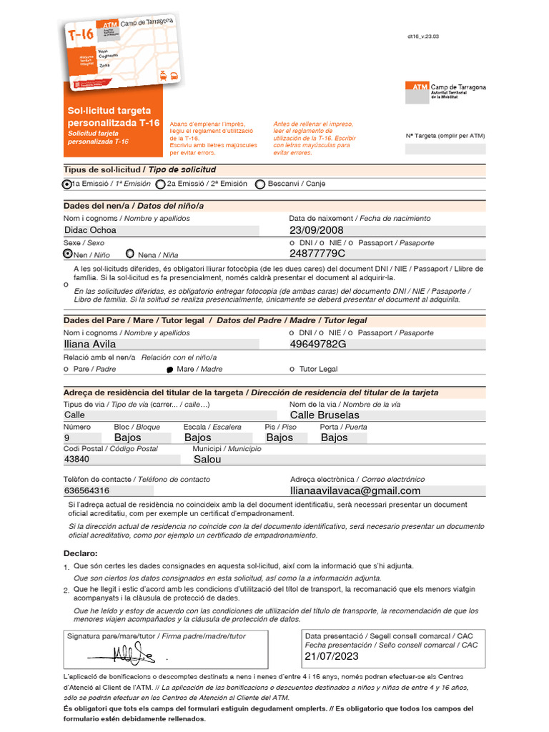 Bus Formulario | PDF