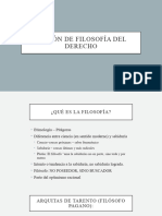 Noción de Filosofía Del Derecho