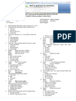 PTS Soal B. Inggris