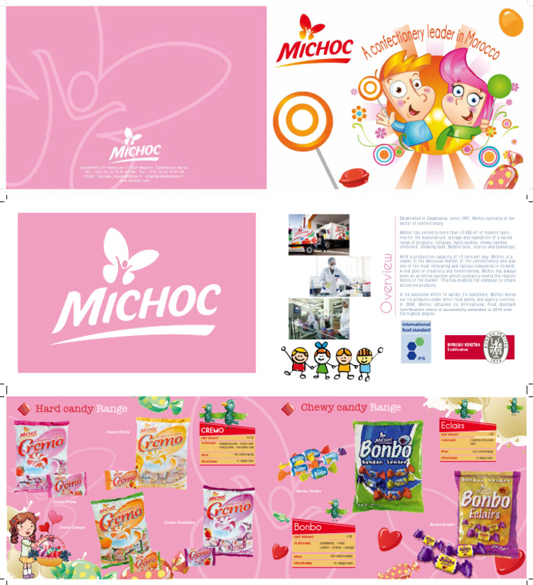 Michoc Confectionery Product Overview | PDF