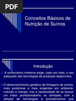 Conceitos Básicos de Nutrição de Suínos