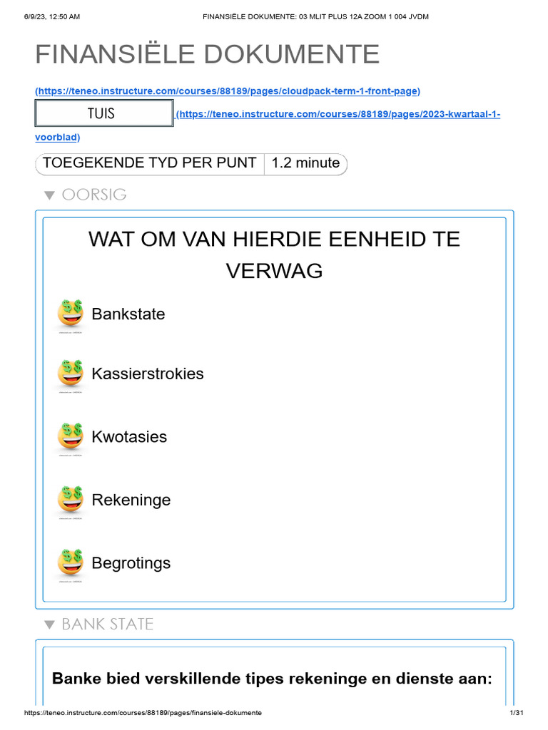 Finansiële Dokumente | PDF