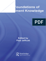 Paul Jeffcut - The Foundations of Management Knowledge - Examining Complex Relations Between Theory and Practice (2003)