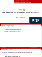 Bài 5 Tính nhân quả và ổn định của hệ thống rời rạc