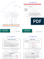 5 Shapes of Molecules Notes