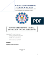Marketing Digital, Tipos, Definición y Características