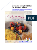 Nutrition For Healthy Living 3rd Edition Schiff Solutions Manual