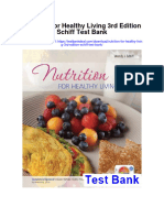 Nutrition For Healthy Living 3rd Edition Schiff Test Bank