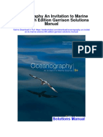 Oceanography An Invitation To Marine Science 9th Edition Garrison Solutions Manual