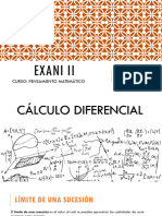 Cálculo. Exani Ii. Vespertino P1'