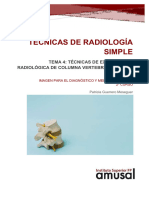 Tema 4 Técnicas Exploración C. Vertebral, Sacro y Coxis Plantilla