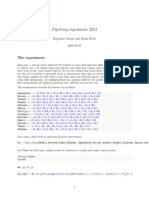 Pipette Calibration Experiment2025