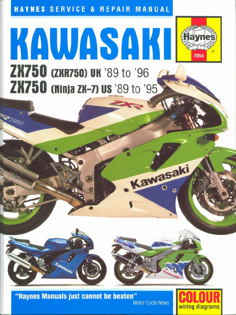 krページ Kawasaki ZXR 750 1989 1996-Manual-de-Reparacion (001-030) | PDF