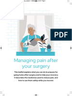 Managing Pain After Surgery